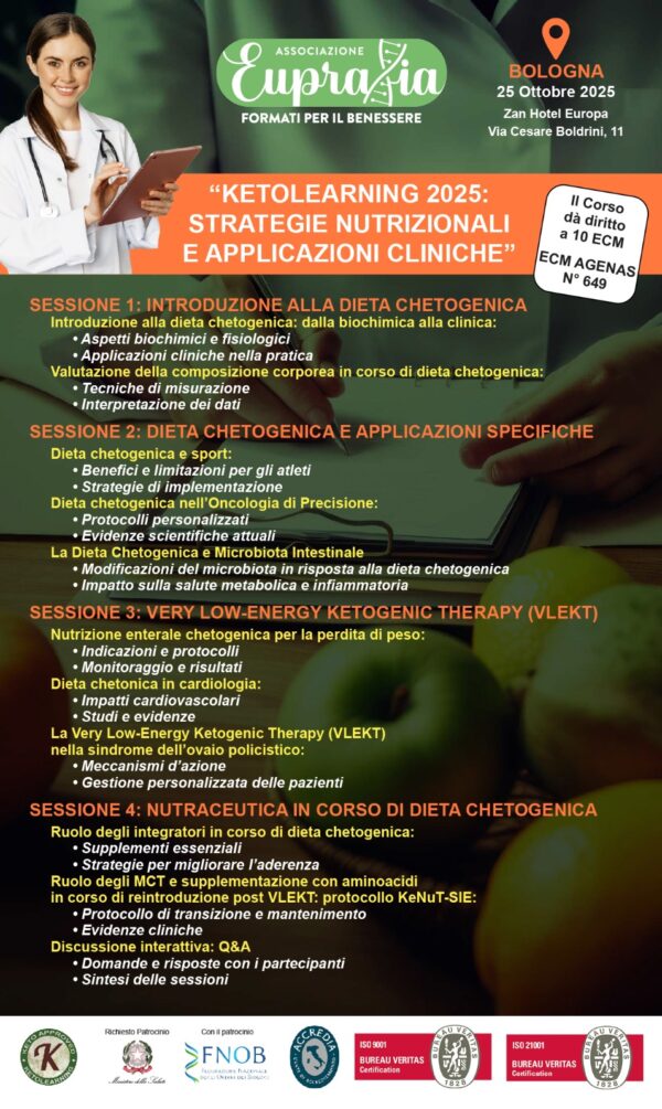 La dieta chetogenica nella clinica avanzata