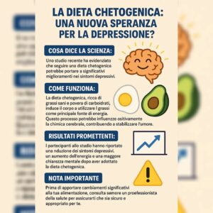 La Dieta Chetogenica: Una Nuova Speranza per la Depressione?